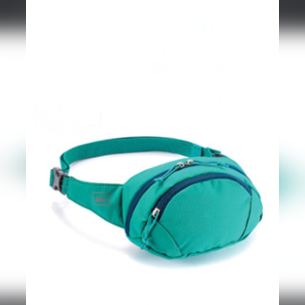 REI teal waist pack